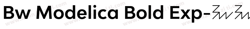 Bw Modelica Bold Exp字体转换